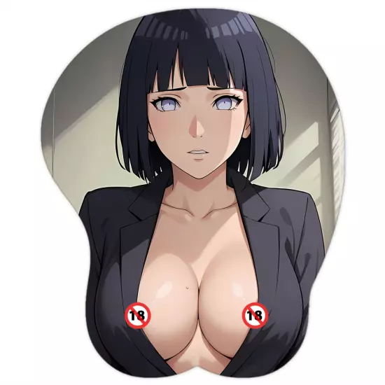 Hinata Hiuga Mouse Pad Naruto Shippuden Boobs Boruto Wrist Rest Ergonomic XXL