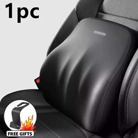 Car Seat Waist Cushion Lumbar Pillow Cushion Head Neck Pillow Car Headrest Sets