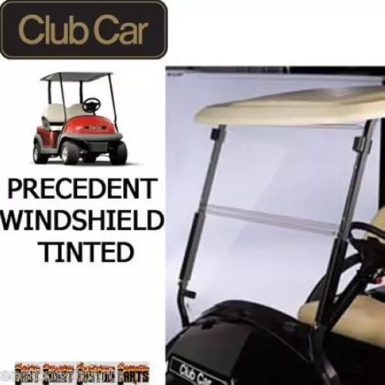 Club Car Precedent Golf Cart Hinged Fold Down Windshield TINTED (Free Shipping)