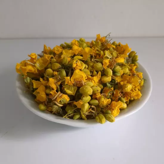 Dried Ranawara Flower Tea Ceylon Herbal Natural Organic Cassia Auriculate Avaram