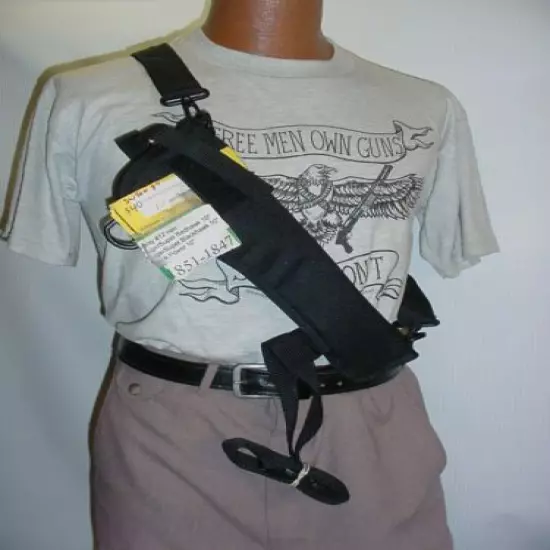 10" Revolver NON Scoped Bandoleer-Shoulder-Belt Holster With It's Own Belt 