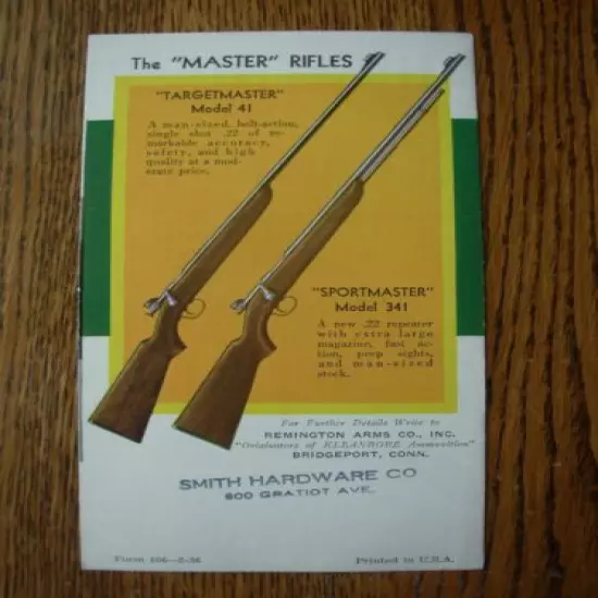 VINTAGE REMINGTON DUPONT KLEANKOTE BROCHURE FORM 606-3-36