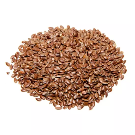 DelightFood Premium Quality Flax Seeds For Parrots, Poultry, Horses and Pets