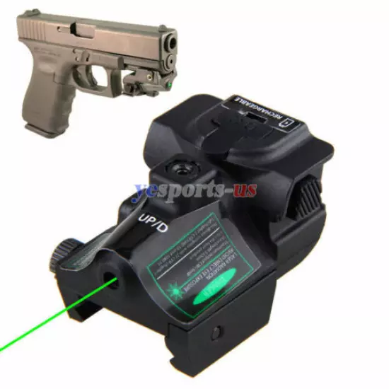 Rechargeable Micro Green Dot Laser Sight for Cz Taurus G2C S&W Ruger Glock 19