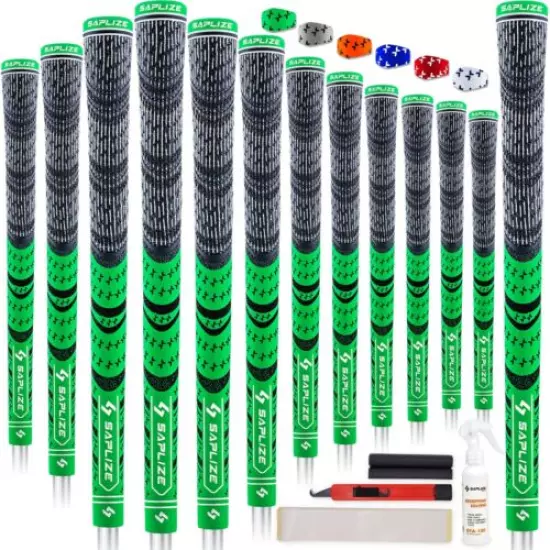 MultiCompound Hybrid Golf Grips, 13 Piece with Complete Regripping Kit, Standard