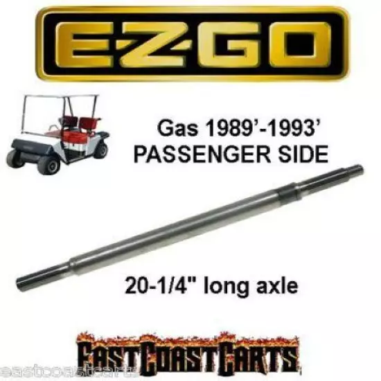 EZGO 1989-1993 GAS Golf Cart Rear Axle Shaft (Passenger Side) 20377-G7