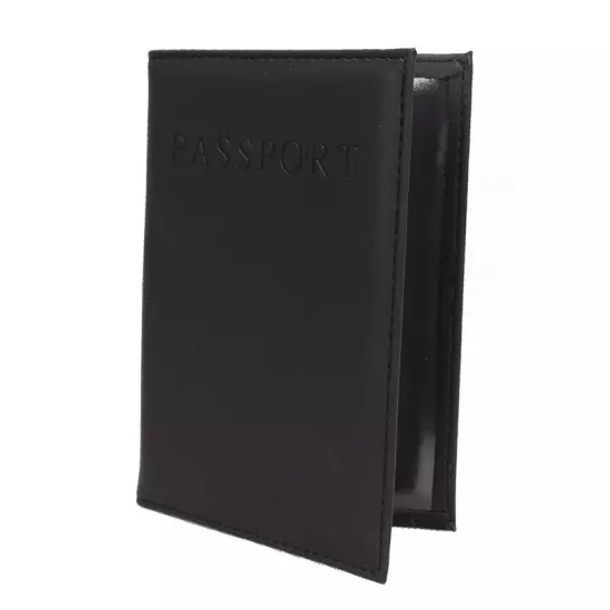 Travel Passport Holder Wallet Holder RFID Blocking Leather Card Case Cover