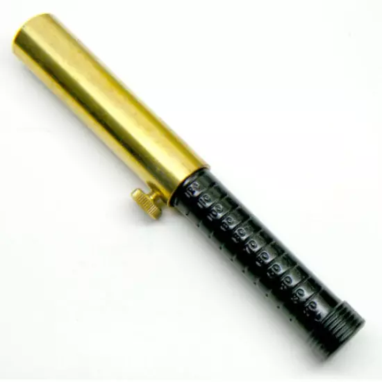 FLINT RIVER BRASS BLACK POWDER MEASURE Adjusts 20-120 GRAINS DEER TURKEY HUNTING