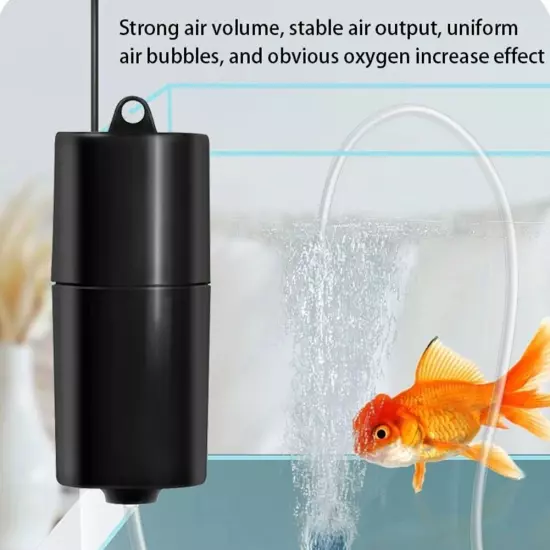 USB Mini Aquarium Oxygen Pump Air Stone Mute Air Pump Aerator for Fish Tank