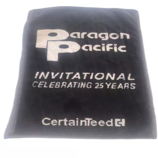 Vintage Paragon Pacific Invitational Golf Towel 25 Years Pinecrest Mills TX1