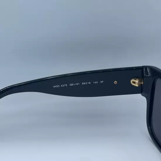 Versace Mod. 4275 Black/Grey Polarized Sunglasses 58-18-140 - *TRIED ON*