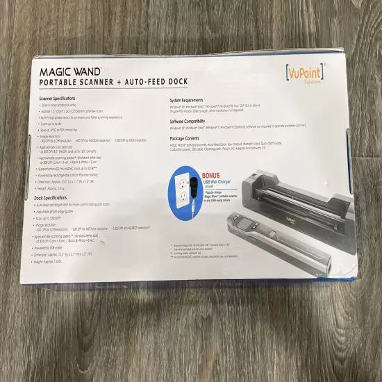 Magic Wand Handheld Printer NIB