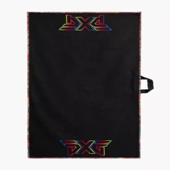 New 2022 PXG Black Rainbow Logo Players Towel - NWT