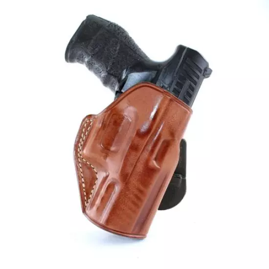 Leather Paddle Holster Open Top Fits Sig P320 Nitron 40SW/45 ACP 4.7"BBL #1466#