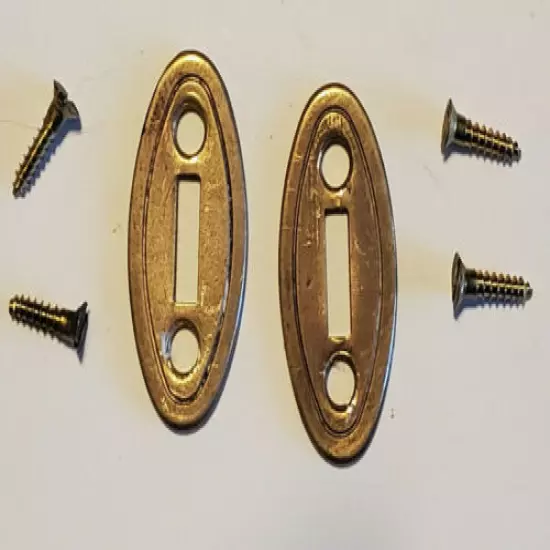 Thompson Center Hawken Brass Forend Escutcheon Plates W/ Screws 