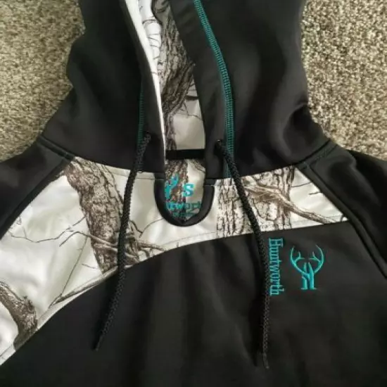 Huntworth Oak Tree Snow Camo Hoodie - Women's size S or fits Youth Size L