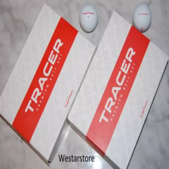 FLIGHTPATH TRACER 2 DOZEN Golf Balls FREE 2 Dozen TEES + MARKERS