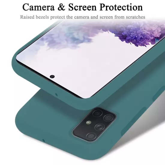 Case for Samsung Galaxy A71 4G Protection Phone Cover TPU Silicone Liquid