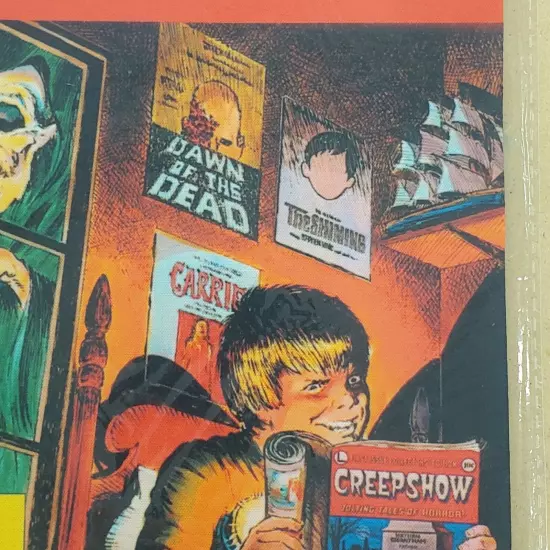 Creepshow comic cover -- mousepad -- Stephen King 80's horror artwork print