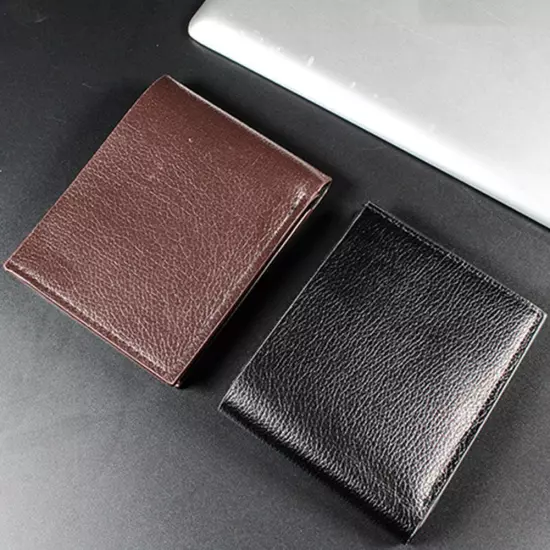 Genuine Leather Men Wallets Real Cowhide Wallets For Man Black Walete Short O5U9