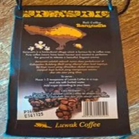 LUWAK KOPI 100%, wild, Civet Ccat COFFEE, pure, 50 g certified, ARABICA, Bali