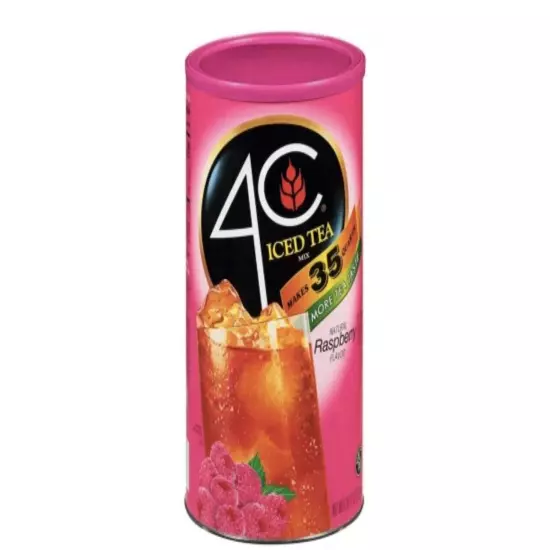 4C Iced Tea Drink Mix 94 Servings Raspberry Flavored 82.6oz FREE Shipping