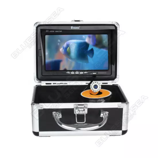 EYOYO 15m 7Inch TFT LCD 1000TVL Fish Finder Infrared Fishing Cam DVR Recorder