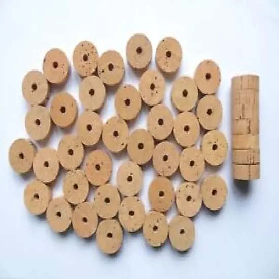 50 CORK RINGS 11/4"X1/2" GRADE EXTRA BORE 1/4" ---- Free ship