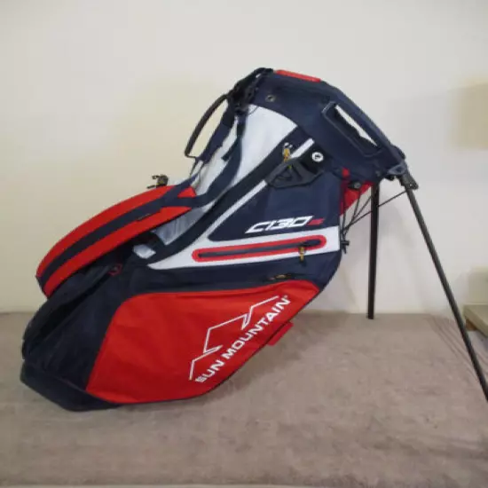 Used Sun Mountain C-130S Stand Bag 15 Way USA ( “Grades 9/10” )