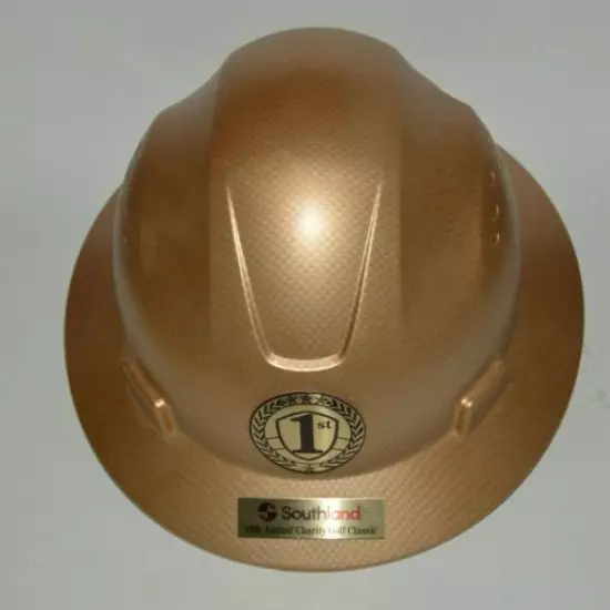 1ST Place Southland 12th Annual Charity GOLF Tournament Trophy Award HELMET 19