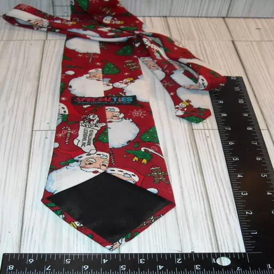 RARE HALMARK SPECIAL TIES SANTA CLAUSE CHRISTMAS TIE MAN FROSTY THE SNOWMAN 