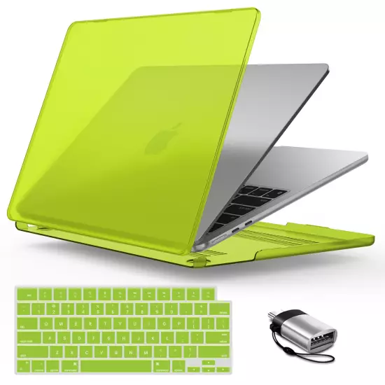 IBENZER 2024 2023 MacBook Air 15 inch case M3 A3114 M2 A2941 HardShell Case