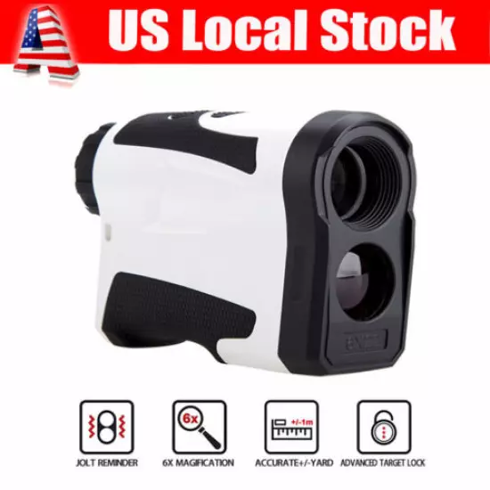 BOBLOV 650Yards GOLF LASER RANGE FINDER LF-600G 6X Magnification w/ FLAG-LOCK US