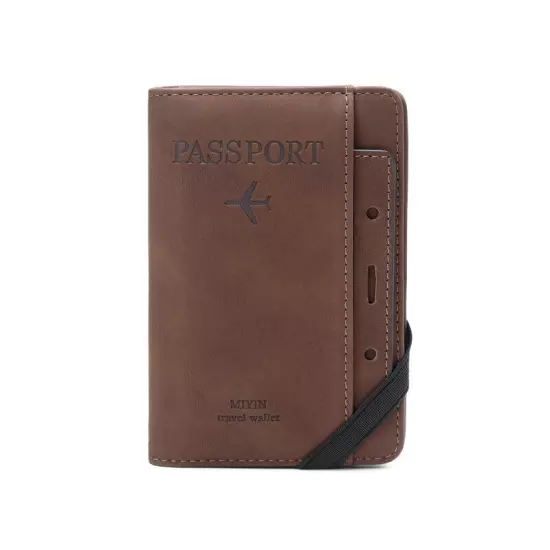 Passport Holder Cover with Card Slot Wallet Case Travel Must Have RFID Blocking