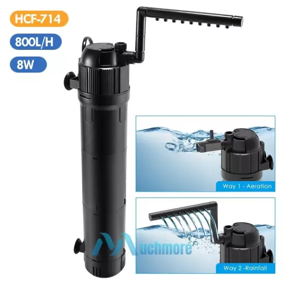 Internal Oxygen Water Filter Submersible Fish Tank Air Pump Aquarium Wave Maker