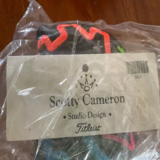 NEW Scotty Cameron Custom Shop Neon Junkyard Dog Mallet Headcover Mid Round RH