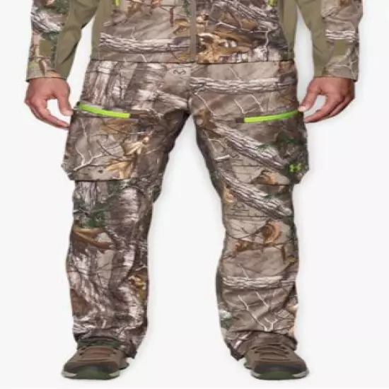 Under Armour Realtree Xtra Softershell Hunting Jacket and Pants Set-2XL, XL