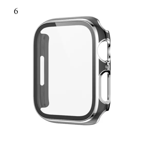 For Apple Watch Series 7 6 5 4 SE 3 2 iWatch Matte Protective Screen Cover Case(