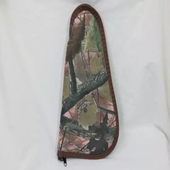 ALLEN Padded Gun Pistol Case - Pink Camo Oak Brush Green