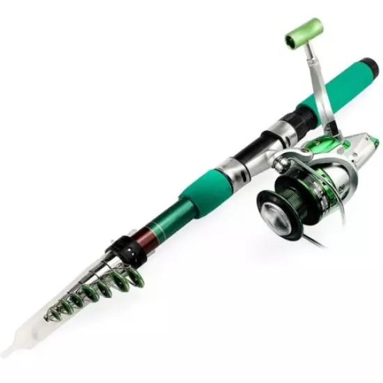 Fishing Rod Combo 1.8-3.6m Telescopic Fishing Rod And Spinning Fishing Reel Set