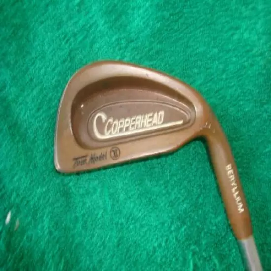 Copperhead Copper Beryllium #1 Iron Brunswick Stiff Steel Golf Club "BEAUTY"