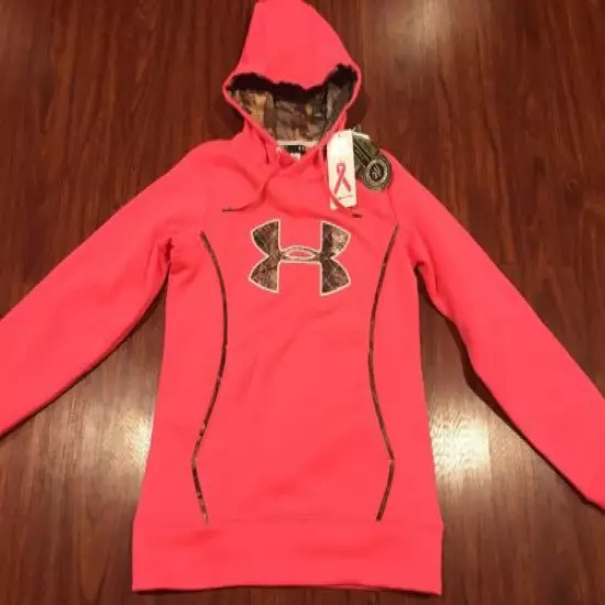 Under Armour Women’s Real Tree Xtra Breast Cancer Awareness Hoodie Small S UA