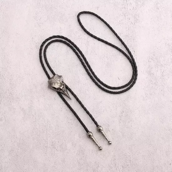 Bolo Tie for Men Leather Rope Western Cowboy Tie Unisex Bola Tie Gift for Him