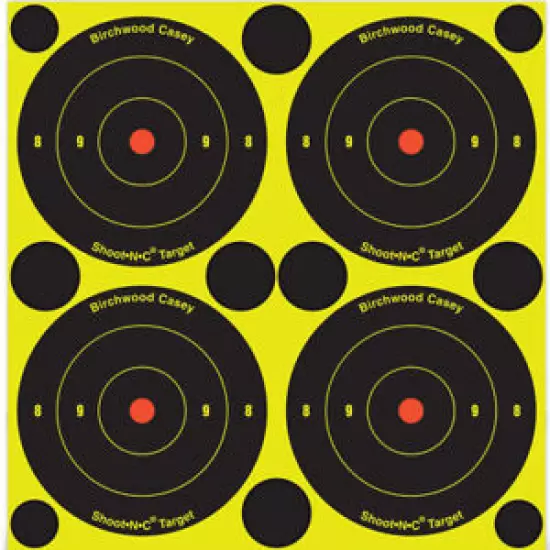 Shoot-N-C 50 Foot 3" Round Splattering Target with Repair Pasters (B-3 Center)