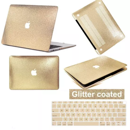 Shinny Glitter Rainbow Hard Case KB Cover For New Macbook Pro Air 11 13 14 15 16