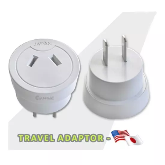 New Travel Adapter Power Socket to Plug Australia To Japan USA Canada Adaptor