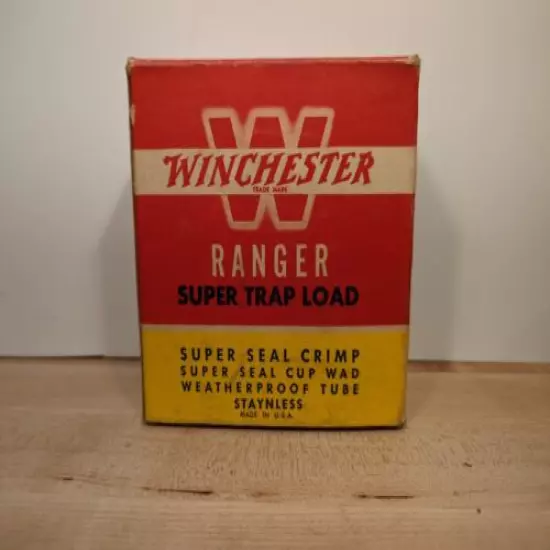 VINTAGE WINCHESTER Ranger Super Target Load 12 Ga Empty Shotshell Box Only