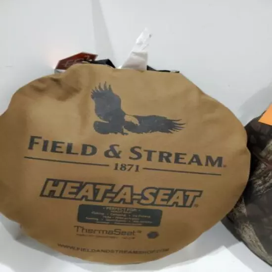 Field and stream heat a seats seat cushions camo new with tags