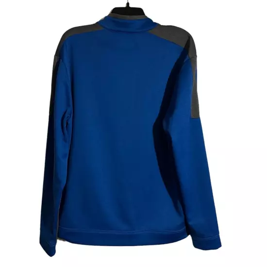 Callaway Men's Quarter Zip Golfing Pullover Peacoat (Blue) Large