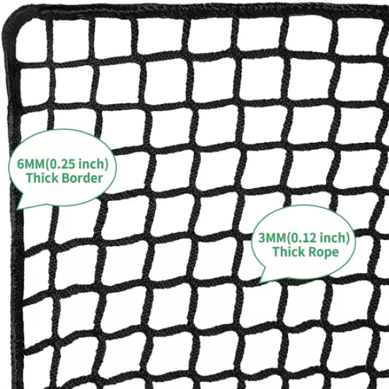 IUZEAI Golf Practice Net Golf Ball Hitting Netting,Heavy Duty Nylon Golf Sports 